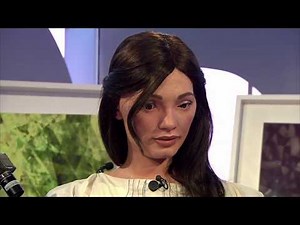 ADEBANJI ALADE DISCOVERS AIDA, THE FIRST ULTRA REALISTIC HUMANOID AI ROBOT ARTIST.