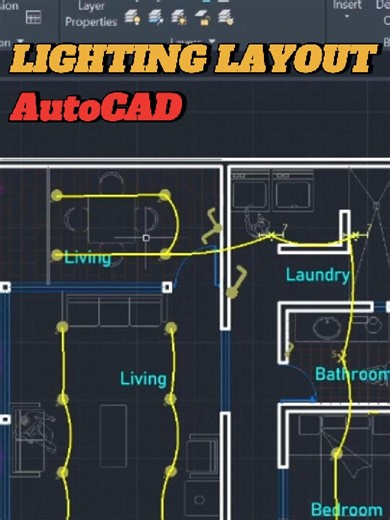 AutoCAD Lighting Layout#autocadtutorial #autcad #electrical #autocad #ethiopian_tik_tok #ethiopian_tik_tok🇪🇹🇪🇹🇪🇹🇪🇹 #vir #fypp #AUTOCAD #DESIGN