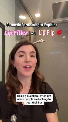 Lip filler or lip flip? A lip flip is when we inject botox in the muscle around the mouth, which can relax the muscle and roll the lip out slightly. It can give the appearance of slightly larger lips without actually changing the size. It can also soften perioral lip lines. Lip filler is when we inject hyaluronic acid (HA) gel into the lips to enhance the shape, proportion or volume. HA can also add hydration and soften lip lines. If you are looking to enhance your lips you should be assessed to