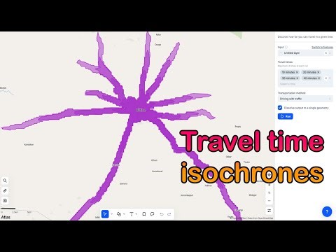 Creating Travel Time Isochrones in Atlas