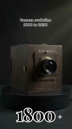 Camera Evolution (1800–2030) 📸 | From First Camera to Future AI Camera 🤯 #camera #evolution