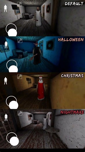 Granny Version 1.8.8 Default Vs halloween vs Christmas vs nightmare..🤣 | Mr Salim