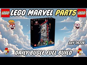 LEGO Daily Bugle Set 76178 Full Step-by-Step Build Series Part 5/6 ready for the LIVE stream