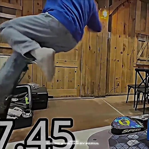 Luke Garrett One Hand 2025 World Record Average 7.72s #rubikscube #viral #shorts