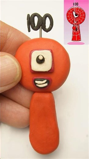I Made Sprunki OC Numberblocks 100 Out of Clay #sprunki #numberblocks #diy #clay @numberworld9