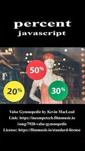 percent totals Javascript #shorts