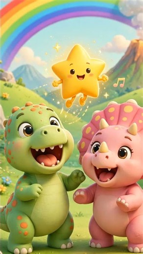 🦕 Dinosaur Stomp Dance! | Kids Rhymes & Songs | Kiki TV #Shorts