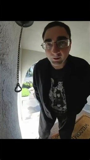 open the door