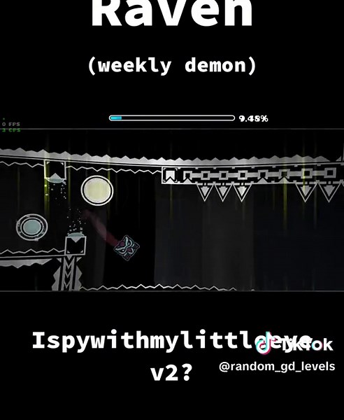 Raven by CyanBoi. Cool level. #geometrydash #easydemon #weeklydemon #ncs