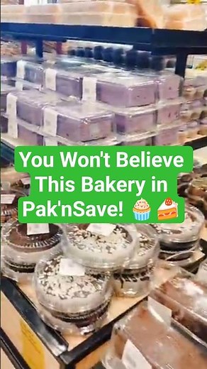 Inside Pak'nSave Bakery 🍩 So Many Choices! #shorts #viral #food #newzealand #shopping