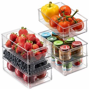 [Hot Item] Kitchen Portable Transparent Refrigerator Storage Box