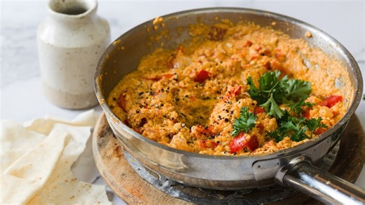 Spicy Menemen (Turkish Scrambled Eggs And Tomatoes) Recipe