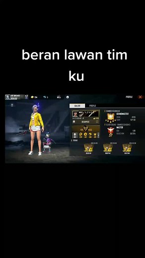 Video Game Character Showcase in Menu Interface