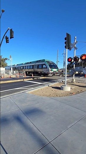 SMART Trains Arriving & Departing The New Petaluma North Station 1-14-2025