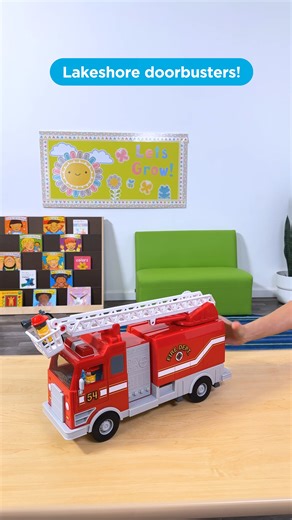 🚪💥 Save up to 50% on these Black Friday doorbusters! 🛒 🏃‍♂️ 🚒 Real-Action Fire Engine 🌀 Spiral Art Design Center 🐻 Animal Friends Clubhouse 💎 Dig & Discover Gemstones 🦖 Dinosaur Adventure Backpack 🦄 Fantasy Adventure Backpack 👉 In stores only. Available for curbside or in-store pickup. Find a Lakeshore location near you! https://bit.ly/410tgwW. | Lakeshore Learning