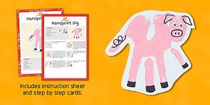 Handprint Pig Craft Instructions