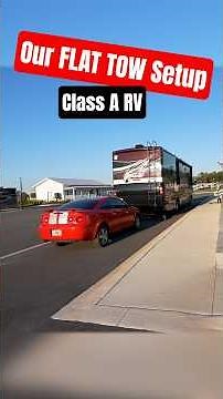 How We FLAT TOW With Blue Ox Receivers on Our Car (Tiffin Motorhome Setup)