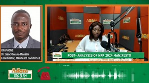 Lack of fund and policy implementation are factors affecting fight against galamsey. Coordinator of NPP 2024 Manifesto Committee has revealed Burning Issues on Ghana's no.1 radio station Adom 106.3 FM with Akua Boakyewaa Yiadom #currentaffairs #politics #Ghana #LikeCommentShare | Adom 106.3 FM | Facebook
