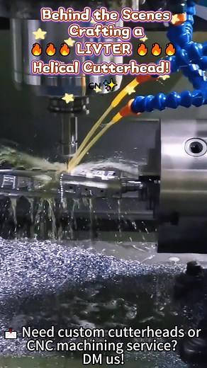 🔥 Behind the Scenes: Crafting a LIVTER Helical Cutterhead! 🛠️ Watch our precision CNC machining in action! From raw aluminum to perfectly grooved spiral cutterhead, every cut is pure craftsmanship. 💪 Coolant flying, chips everywhere — this is how top-tier woodworking tools are born in China! 👉 Made for silent, tear-out-free planing! #LIVTER #CNCMachining #WoodworkingTools #MadeInChina #HelicalCutterhead | Livter Tools