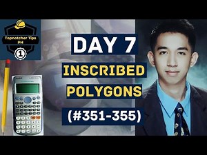 INSCRIBED POLYGONS| 1001 Solved Problems in Engineering Mathematics (DAY 7) #351-#355