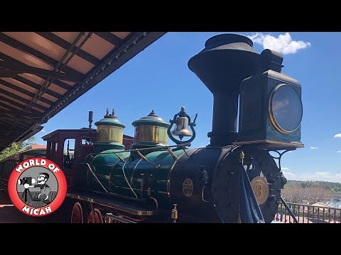 Walt Disney World Railroad Station | Roger E. Broggie Train, History and Secrets! - WOM 325