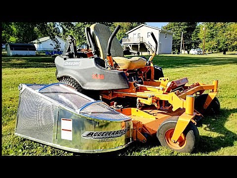 Accelerator Bagger, Scag Cheetah Install, Demonstration, My Thoughts