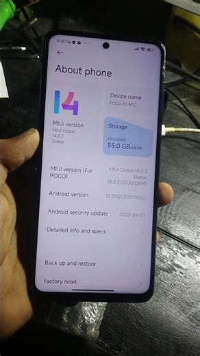 REPAIR LCD POCO X3 NFC LUMUT