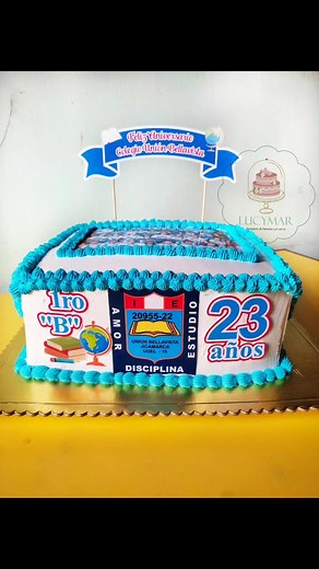 Torta de Aniversario para Colegio Union Bella Vista