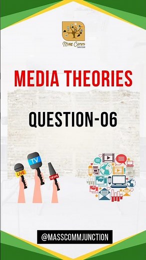 Media Dependency Theory #cuetpgmasscommunication #iimc #cuetpgmasscommunication