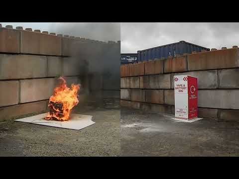 Firechief® Vape and Battery Bin Testing
