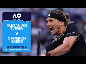 Alexander Zverev v Cameron Norrie Extended Highlights | Australian Open 2026 Third Round