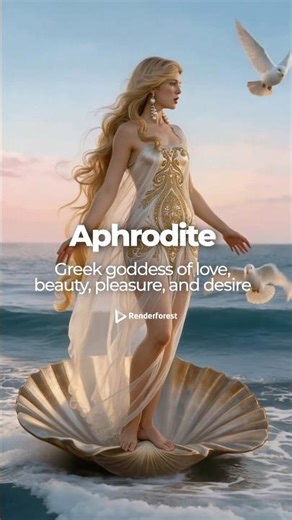 Strength. Wisdom. The power of goddesses, reimagined with Renderforest AI Video Generator ✨