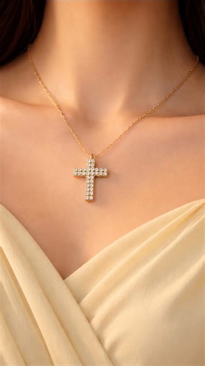 Cross wire necklace #diy #handmade