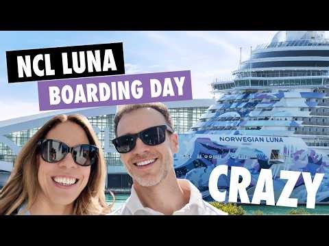 Embarkation on The World's Newest Cruise Ship | NCL Luna