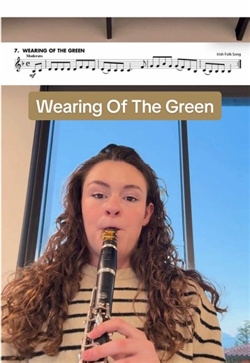 Wearing Of The Green #clarinet #woodwind #LearnOnTiktok #practice #band