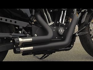 Crusher Maverick 2-into-2 Exhaust System for Sportsters at J&P Cycles