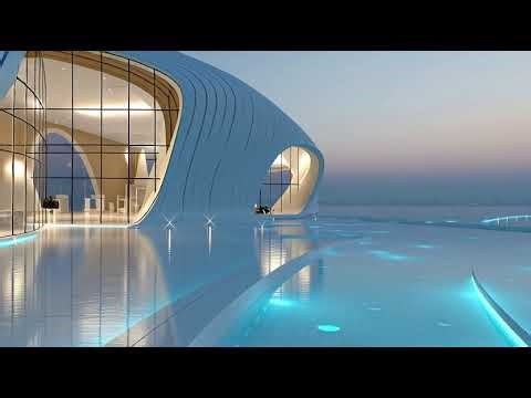 Futuristic Luxury Architecture | Fluid LED Waterfront Design & Ultra-Modern 2026 Concept