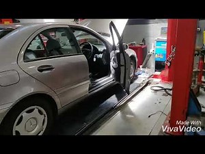 MB c180 kompresor fault 2024-4 and engine runs rough while idling