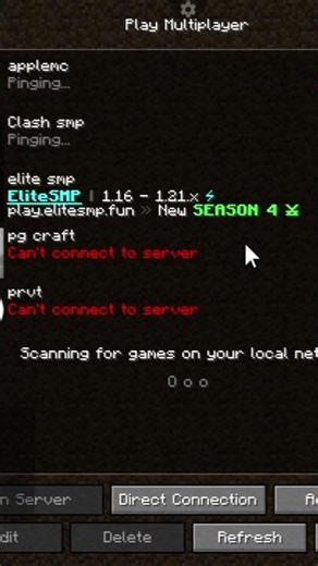 i got elite smp for java ip:-play.elitesmp.fun enjoy #minecraft #minecraf #minecraft