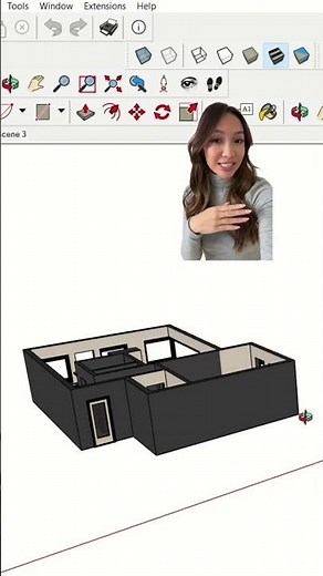 how to create an #axonometric view in #sketchup