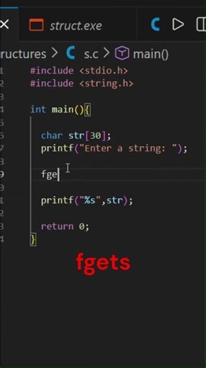 scanf vs fgets in c language| #c #coding