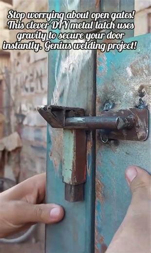 How To Build An Automatic Self-Locking Gate Latch