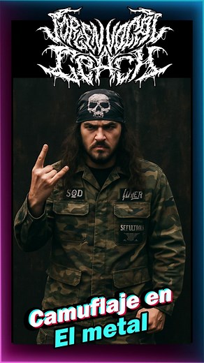El Poder del Camuflaje en el Metal #metal #camuflaje #deathmetal #militar #metalhead | Jorgen Vocalcoach