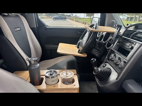The Best Honda Element Center Console Upgrade (5th Element Camping Console)