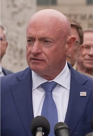 Sen. Mark Kelly (D-AZ) spoke to reporters Thursday after a legal proceeding tied to his lawsuit against Defense Secretary Pete Hegseth over the Pentagon's efforts to punish him for social media comments advising service members not to follow illegal orders.