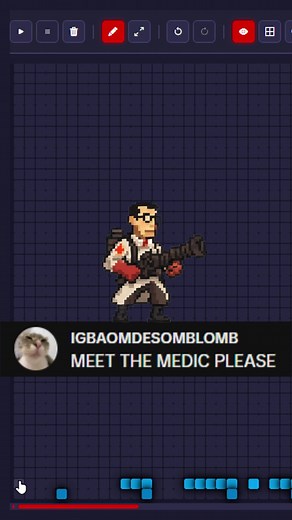 Cover 8bit do MEDIC! de Team Fortress 2