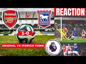 Arsenal vs Ipswich Town 1-0 Live Stream Premier League EPL Football Match Score Highlights Gunners