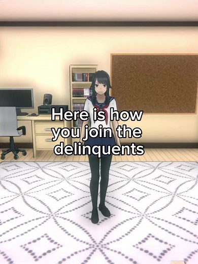 This is how you join the delinquents in yandere simulator #yanderesimulator #fyp #fyp #fyp #viral #viral #viral #delinquentsyanderesimulator