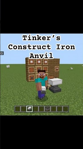 Iron Tinker's Anvil Recipe - Minecraft tinkers construct #minecraft #tinkersconstruct #tutorial