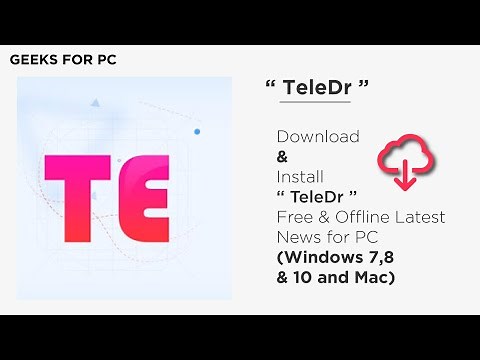 TeleDr: How To Download And Install TeleDr For PC, Windows & Mac – Free Download